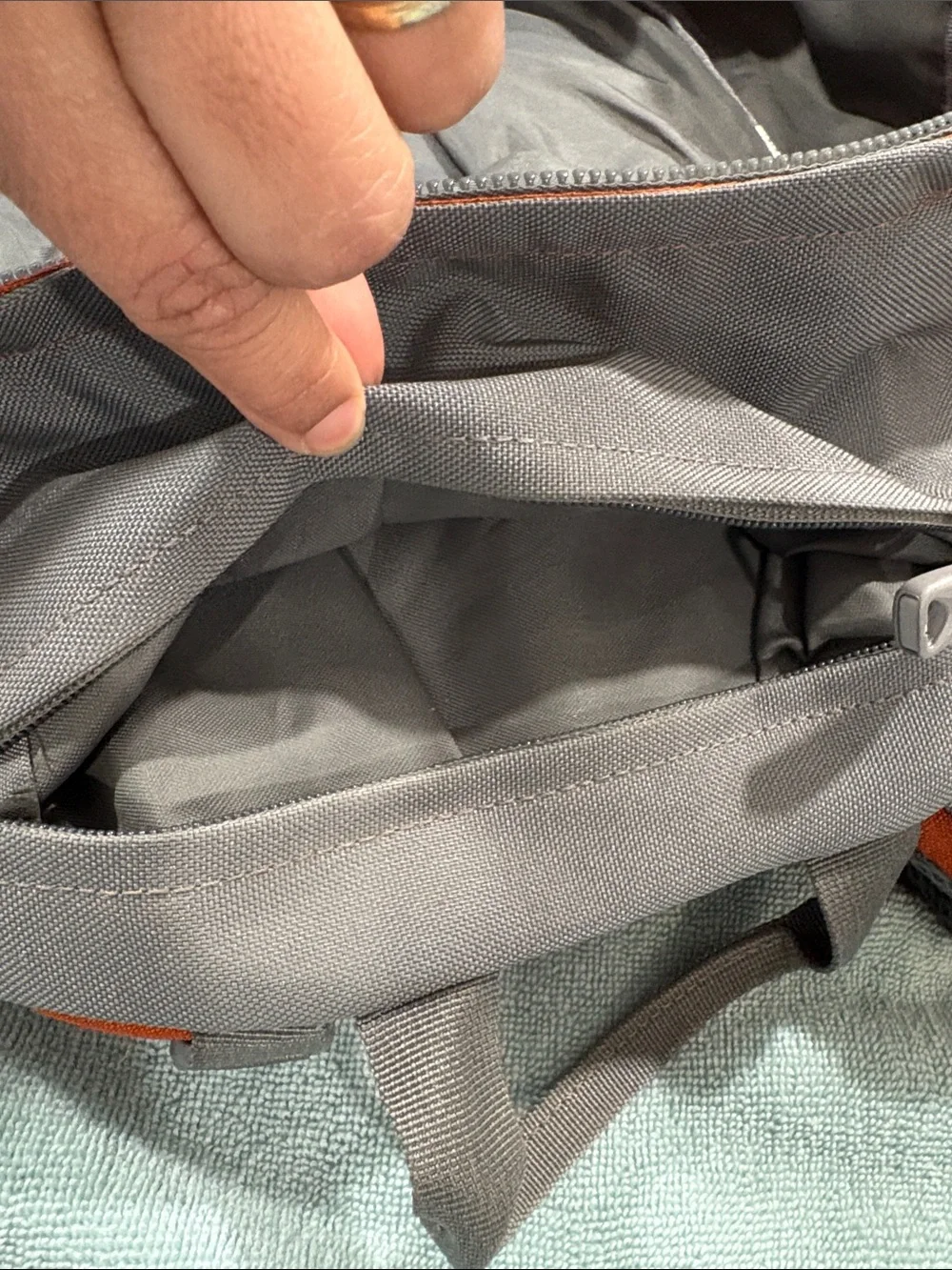 REI Orange HIKING Backpack with Gray Accents